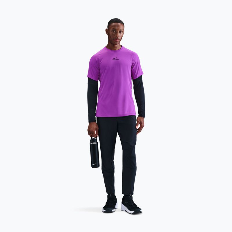 Pánské tréninkové tričko Nike Pro Training Dri-Fit vivid purple/black 2