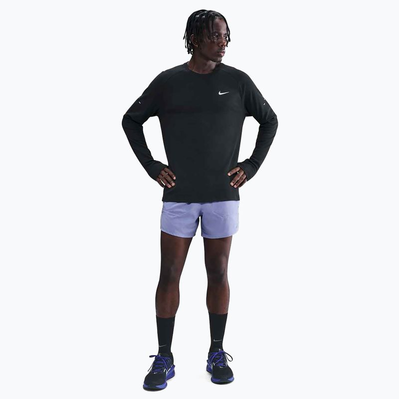 Pánské běžecké tričko Longsleeve Nike Stride Dri-Fit Waffle Crew black 2