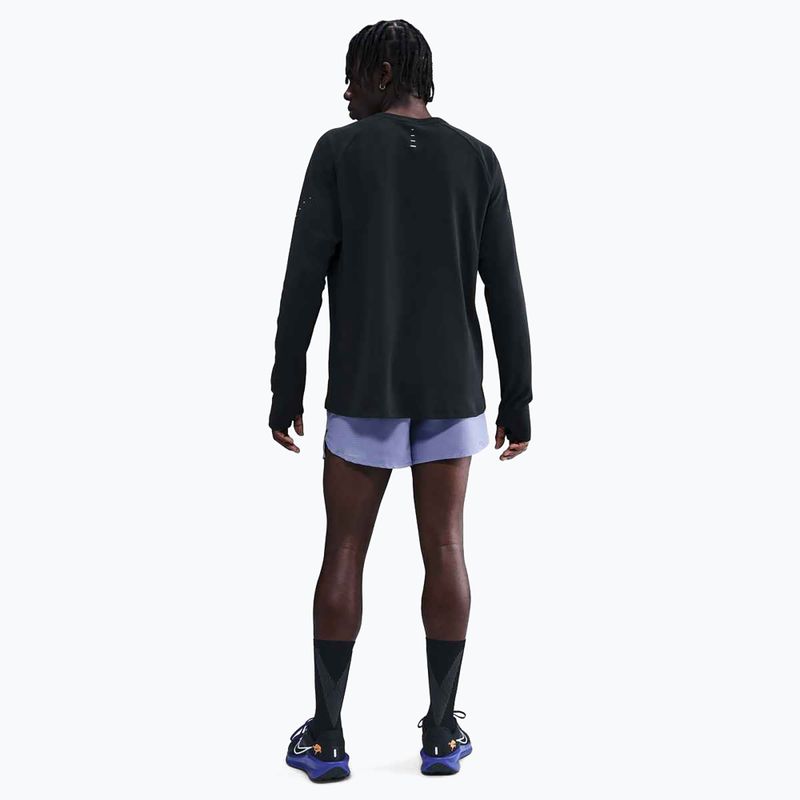 Pánské běžecké tričko Longsleeve Nike Stride Dri-Fit Waffle Crew black 3