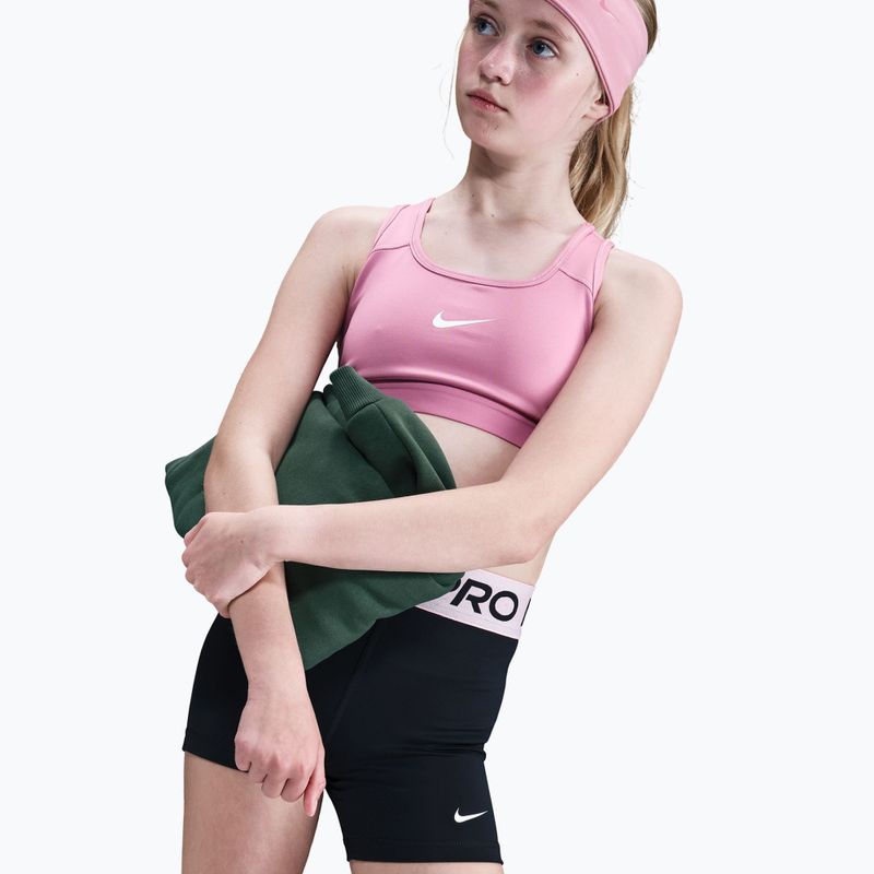 Dětské šortky Nike Pro black/med soft pink/white 4