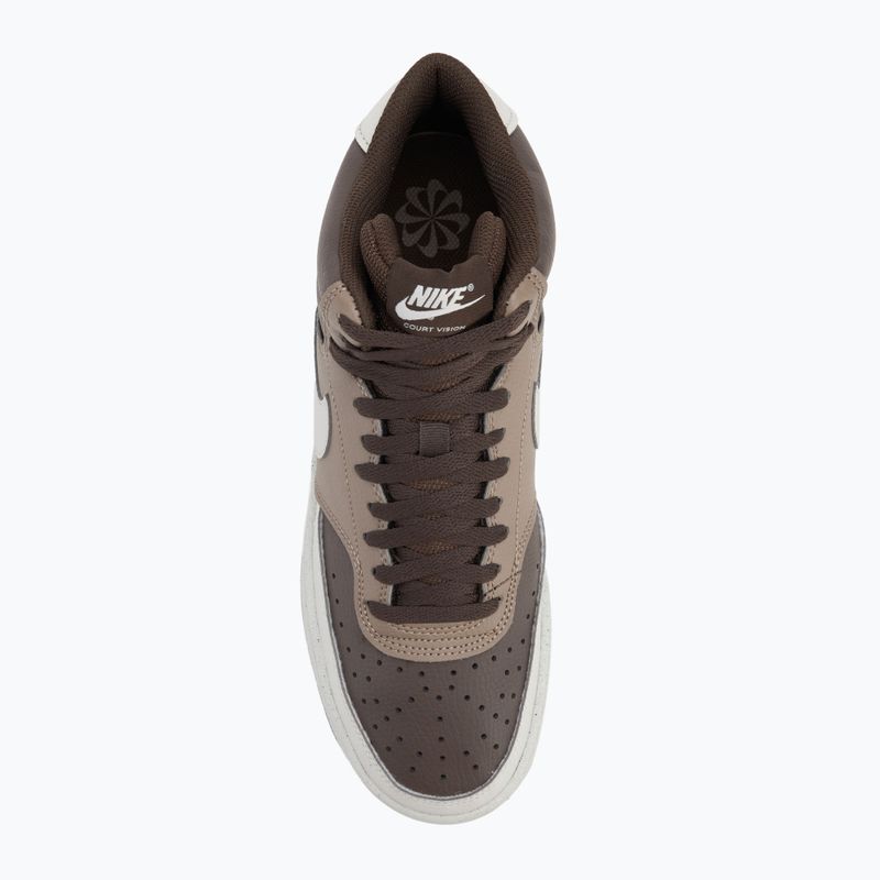 Pánské tenisky Nike Court Vision Mid Next Nature baroque brown/mink brown/light bone 5