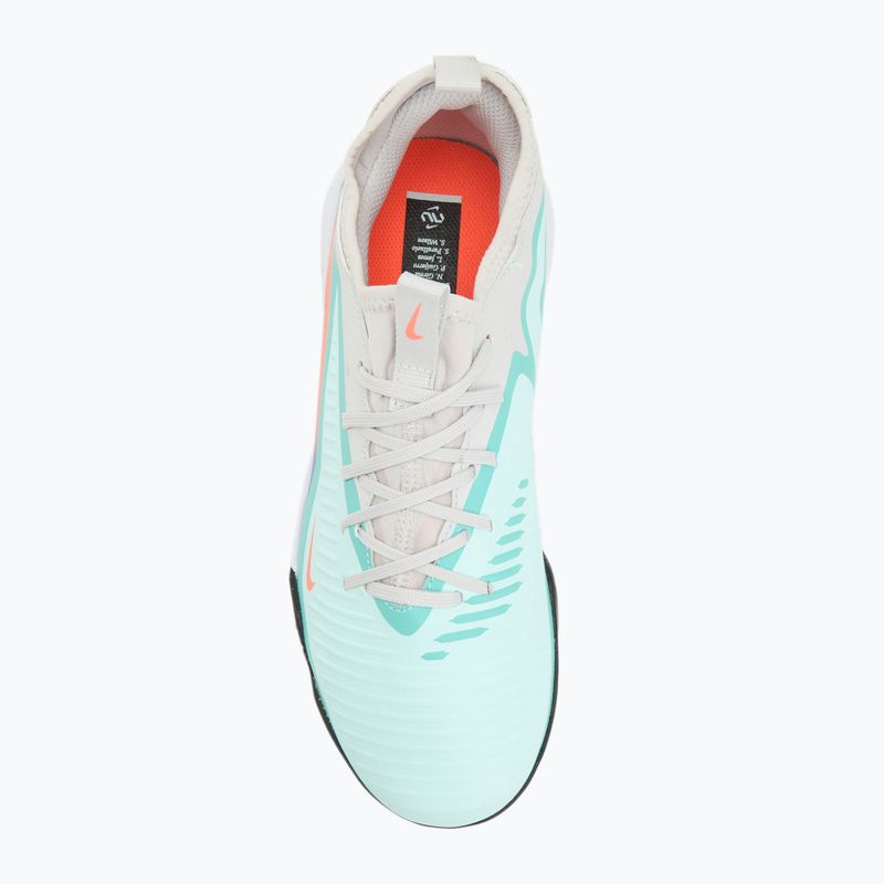 Dětské kopačky Nike United Phantom 6 Low Academy Jr TF pistachio frost/hyper orange 5