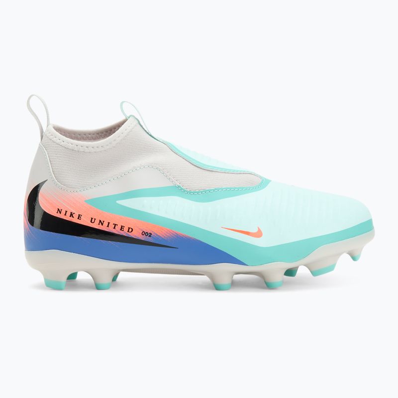 Dětské kopačky Nike United Phantom 6 High Academy Jr FG/MG pistachio frost/hyper orange 2