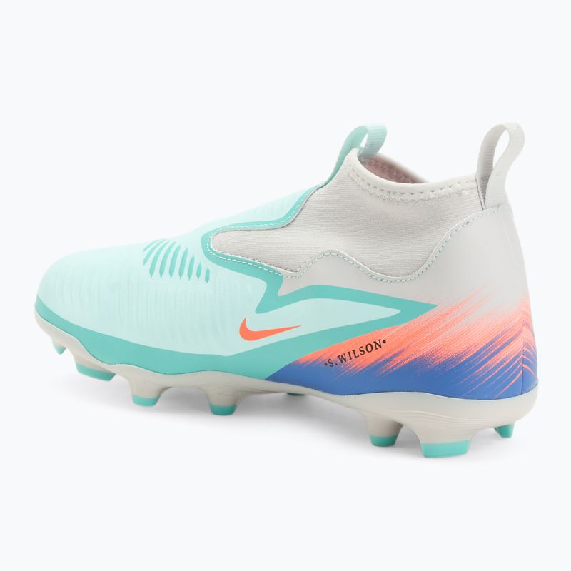 Dětské kopačky Nike United Phantom 6 High Academy Jr FG/MG pistachio frost/hyper orange 3