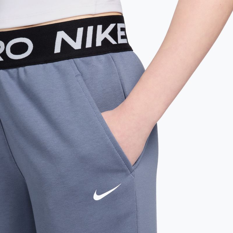 Dětské tepláky Nike Pro Fleece Dri-Fit world indigo/world indigo/black/white 6