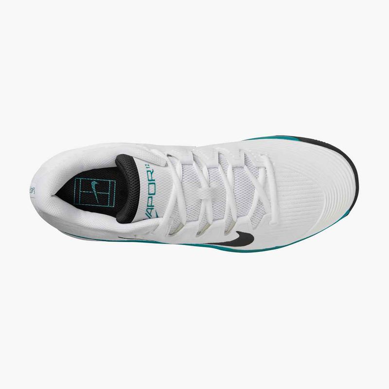 Pánské tenisové boty Nike Vapor 12 white / black / radiant emerald 13