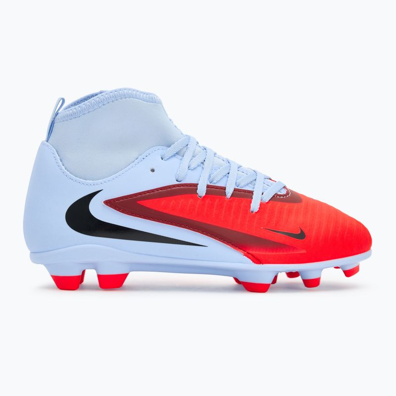 Dětské kopačky Nike Phantom 6 High Club FG/MG royal tint/bright crimson 2