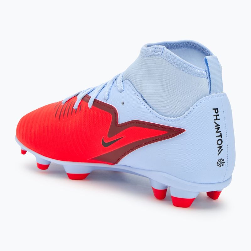 Dětské kopačky Nike Phantom 6 High Club FG/MG royal tint/bright crimson 3