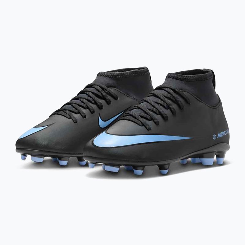Dětské kopačky Nike Mercurial Superfly 10 Club FG/MG black/ice blue 10