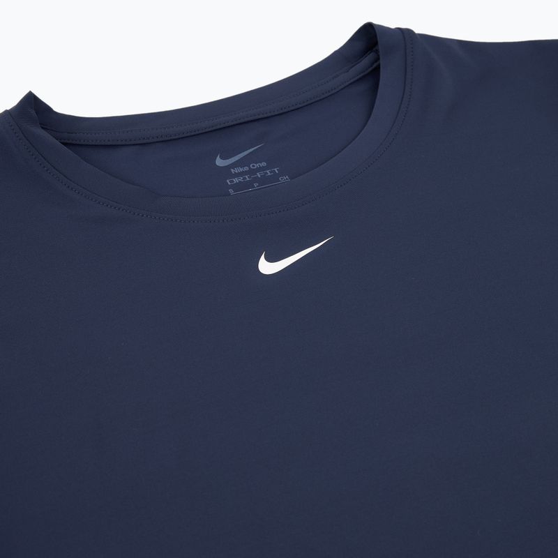 Dámské tréninkové tričko Nike One Classic Dri-Fit midnight navy/white 6