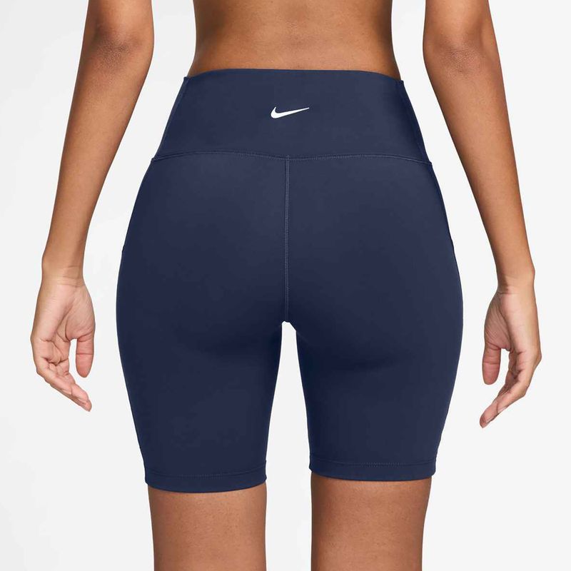 Dámské šortky Nike One High Waisted 8" Biker midnight navy 2