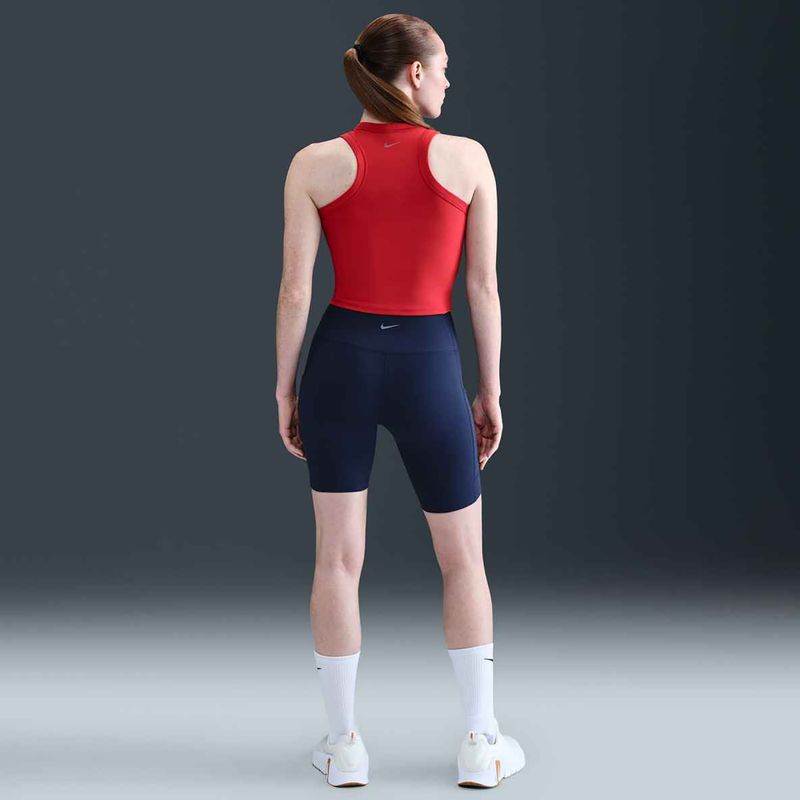 Dámské šortky Nike One High Waisted 8" Biker midnight navy 10