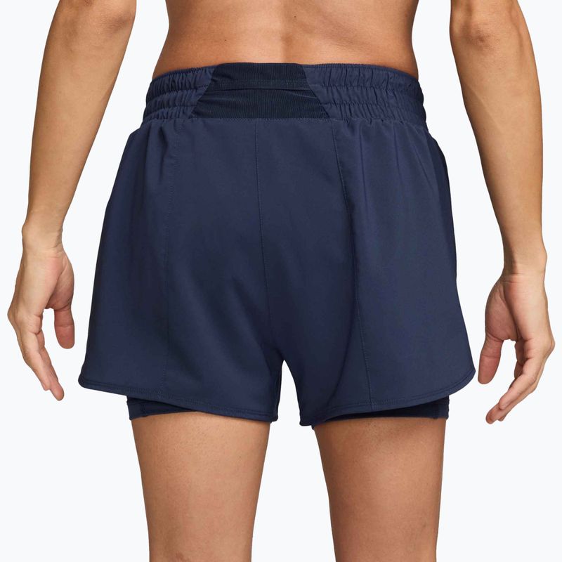 Dámské šortky Nike One Dri-Fit High-Waisted 3" 2In1 midnight navy 2