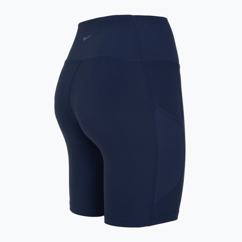 Dámské šortky Nike One High Waisted 8" Biker midnight navy 8