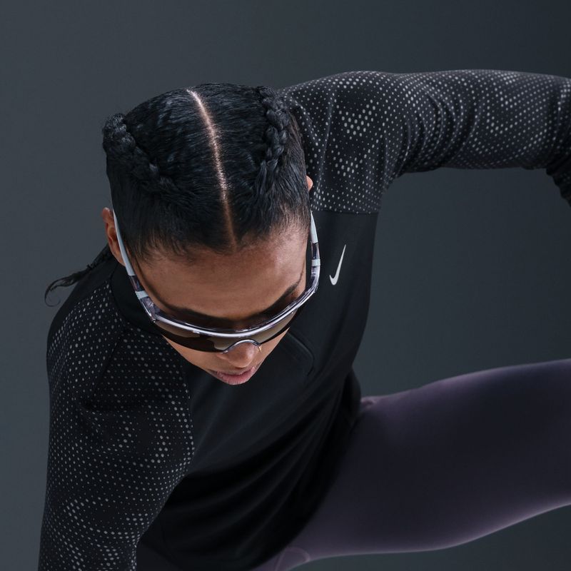 Dámské běžecké triko Longsleeve Nike Tempo Flash Dri-Fit 1/4 Zip black 6