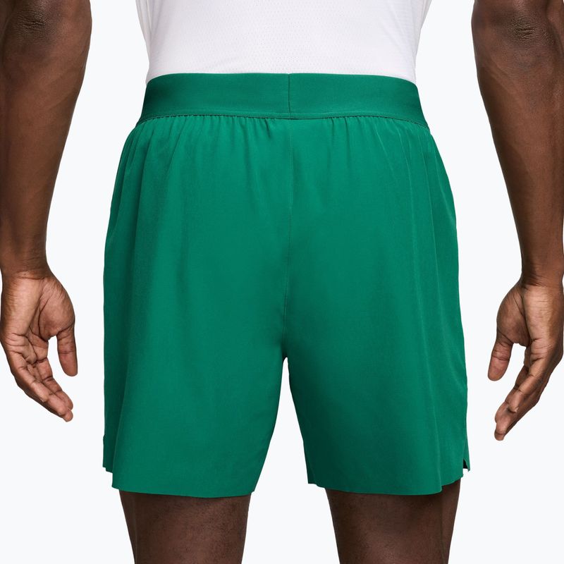 Pánské tenisové šortky Nike Court Dri-Fit Advantage 6" malachite/white 2
