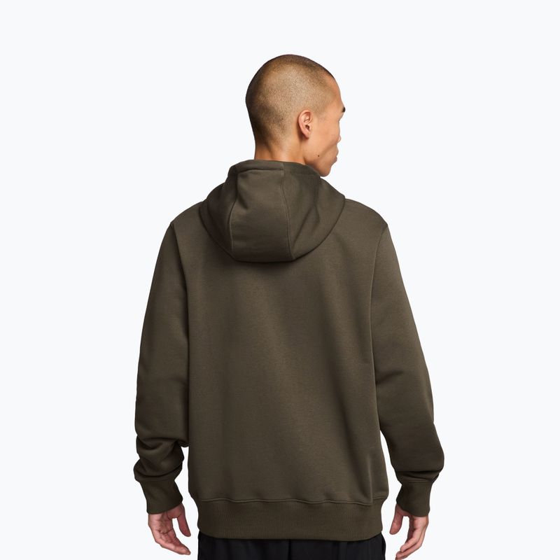 Pánská tenisová mikina Nike Court Dri-Fit Heritage French Terry Hoodie dark hazel/saffron quartz 2
