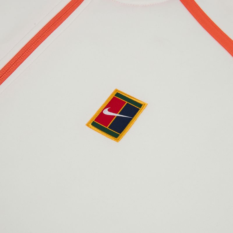 Pánská tenisová mikina Nike Court Heritage sail/turf orange 8