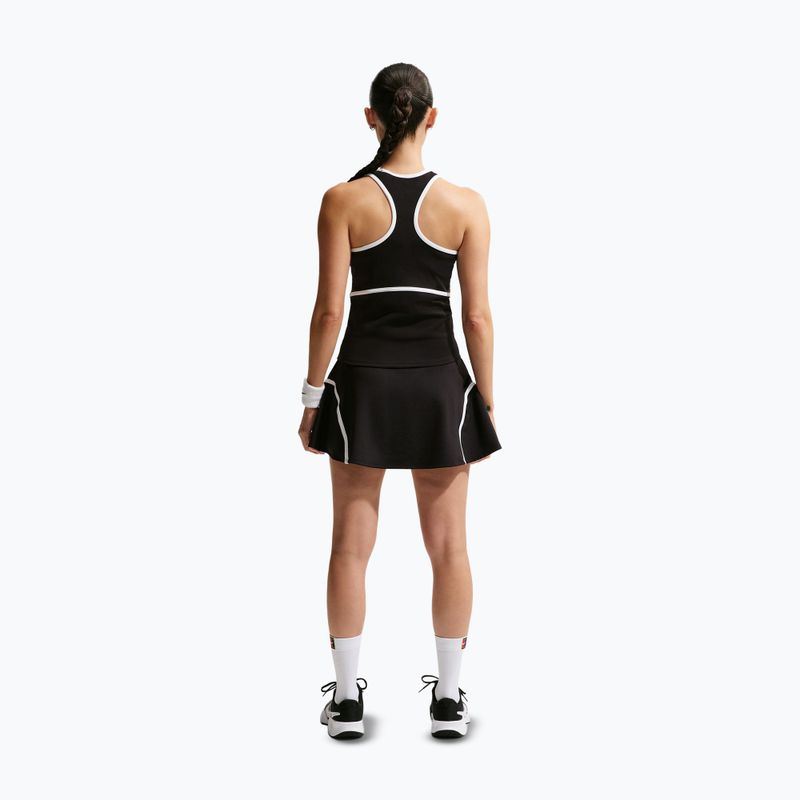 Tenisová sukně Nike Court Advantage Dri-Fit High Waisted black/white 3