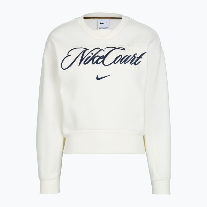 Dámská mikina Nike Court Collection French Terry Crew Neck sail/midnight navy 4
