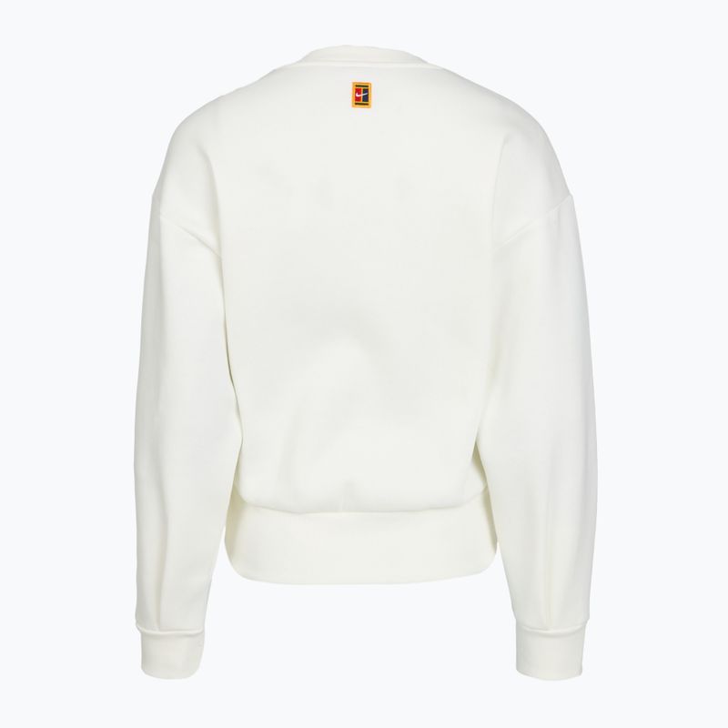 Dámská mikina Nike Court Collection French Terry Crew Neck sail/midnight navy 5