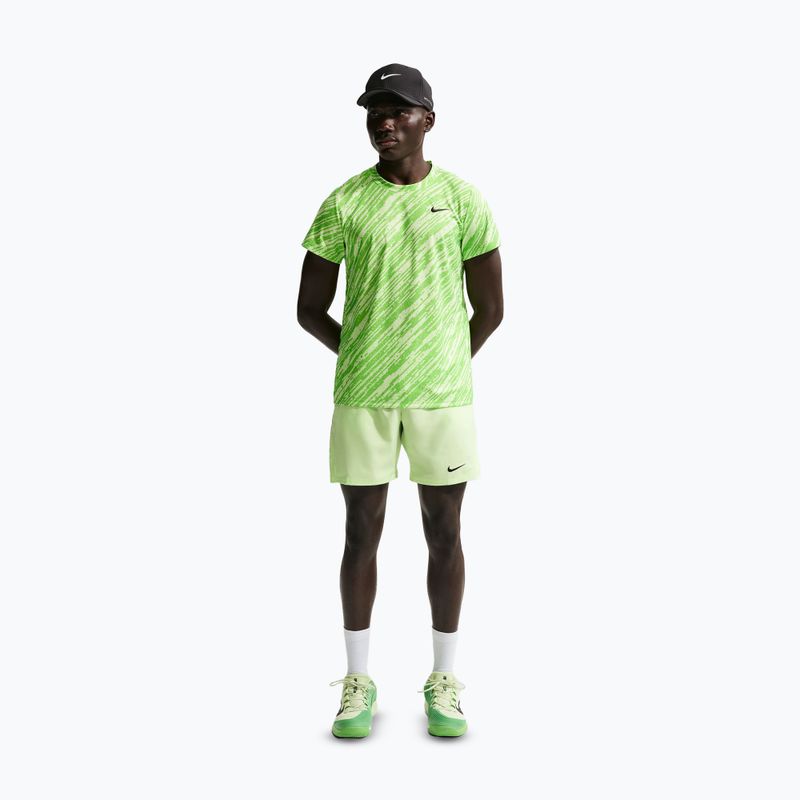 Pánské tenisové šortky Nike Court Dri-Fit Victory 7" light liquid lime/black 3