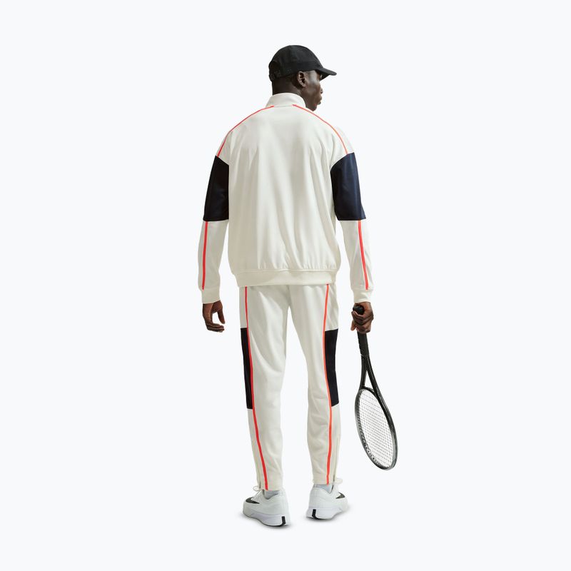 Pánská tenisová mikina Nike Court Heritage sail/turf orange 3