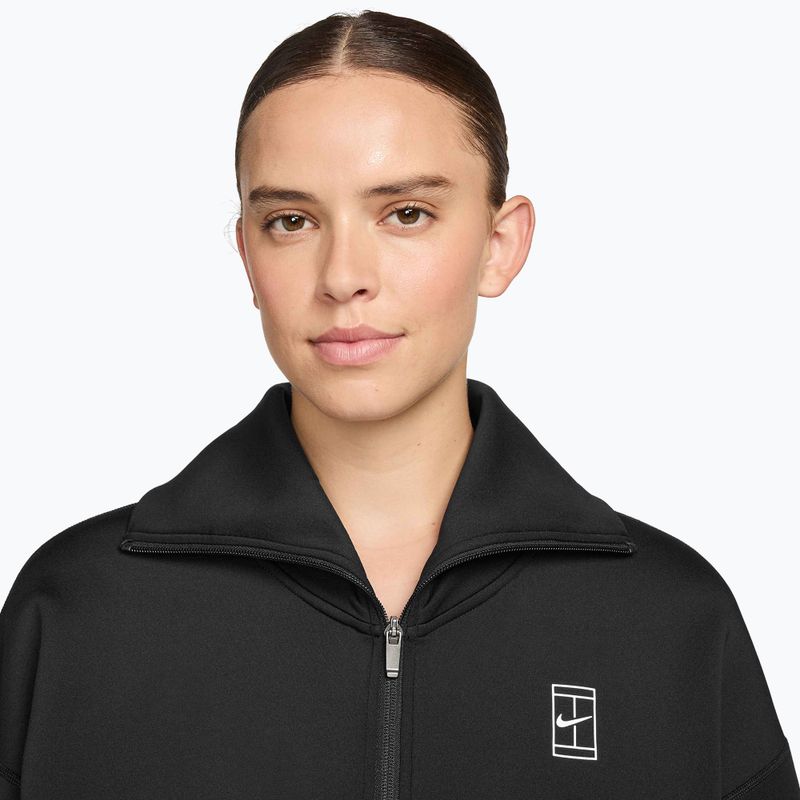 Dámská tenisová mikina Nike Advantage Dri-Fit FZ black/white 3