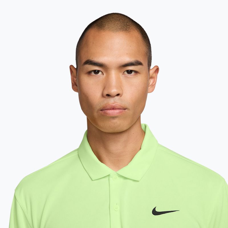 Pánské tenisové polo Nike Court Dri-Fit Polo Solid light liquid lime/black 3