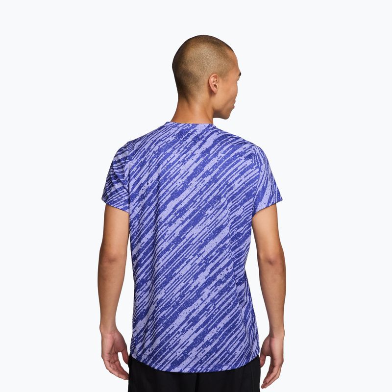 Pánské tenisové tričko Nike Court Dri-Fit Victory Print lapis blue/white 2