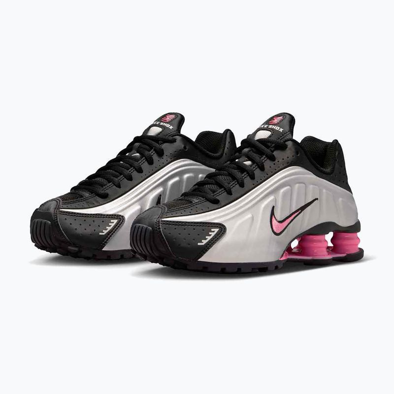 Boty Nike Shox R4 black/pinksicle/metallic silver 10
