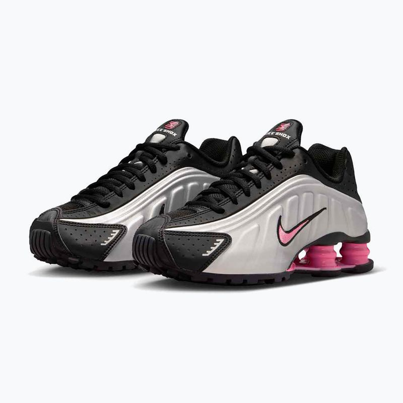 Boty Nike Shox R4 black/pinksicle/metallic silver 12