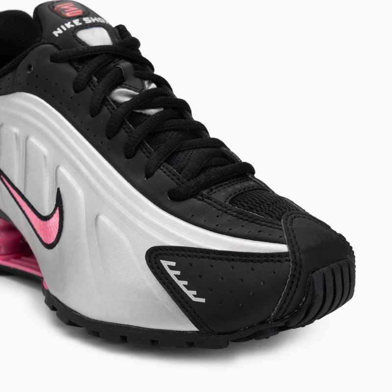 Boty Nike Shox R4 black/pinksicle/metallic silver 7