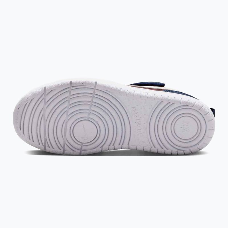 Dětské boty Nike Court Borough Low Recraft  dark team red/soft pearl/midnight navy 9