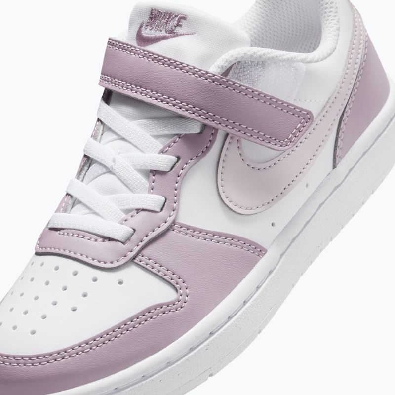 Dětské boty do vody Nike Court Borough Low Recraft white/plum fog/white/venice 5