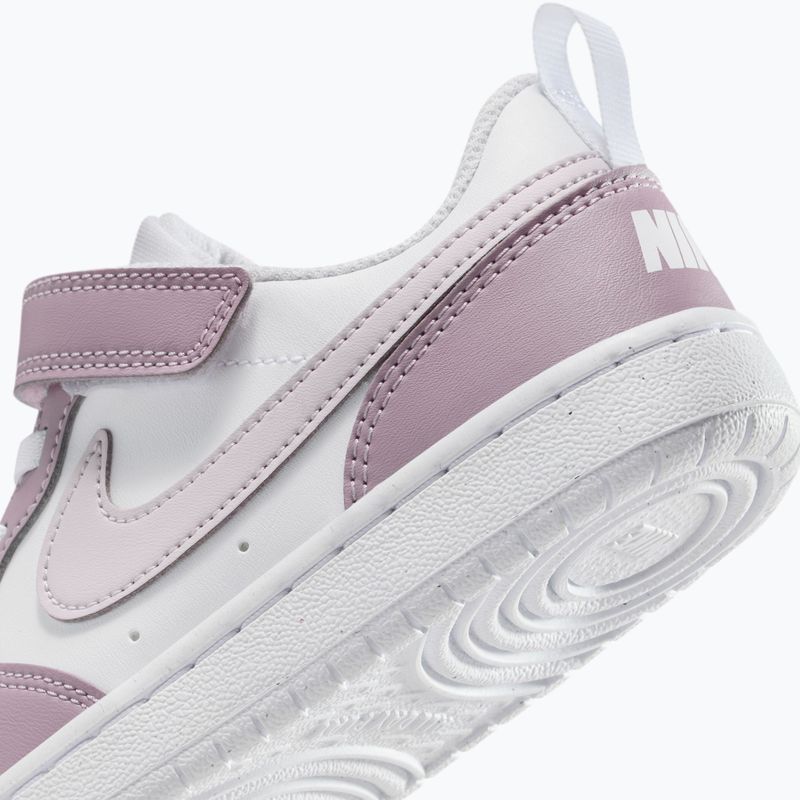 Dětské boty do vody Nike Court Borough Low Recraft white/plum fog/white/venice 6