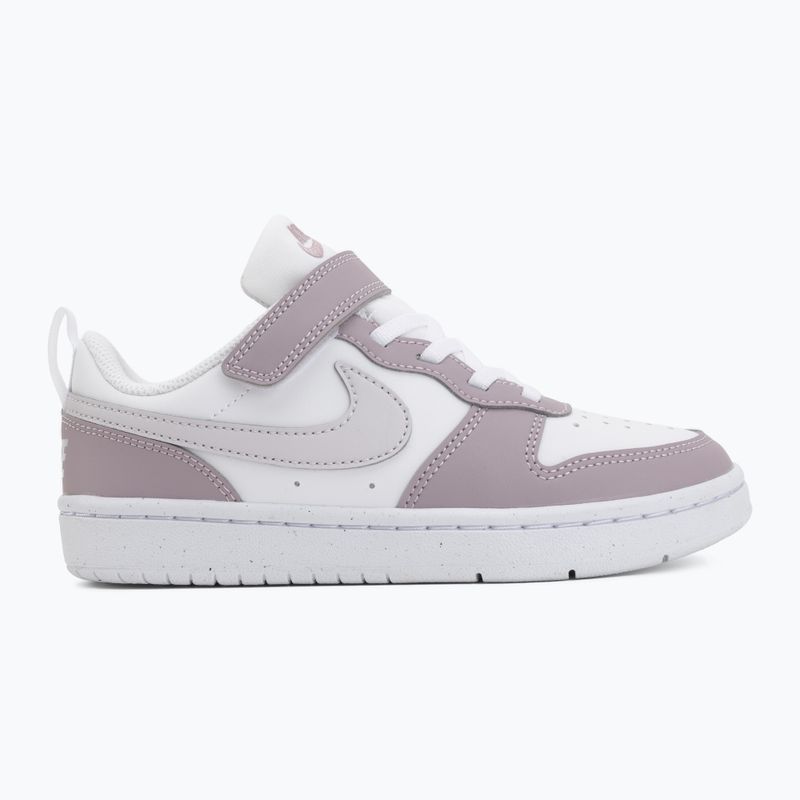 Dětské boty do vody Nike Court Borough Low Recraft white/plum fog/white/venice 2