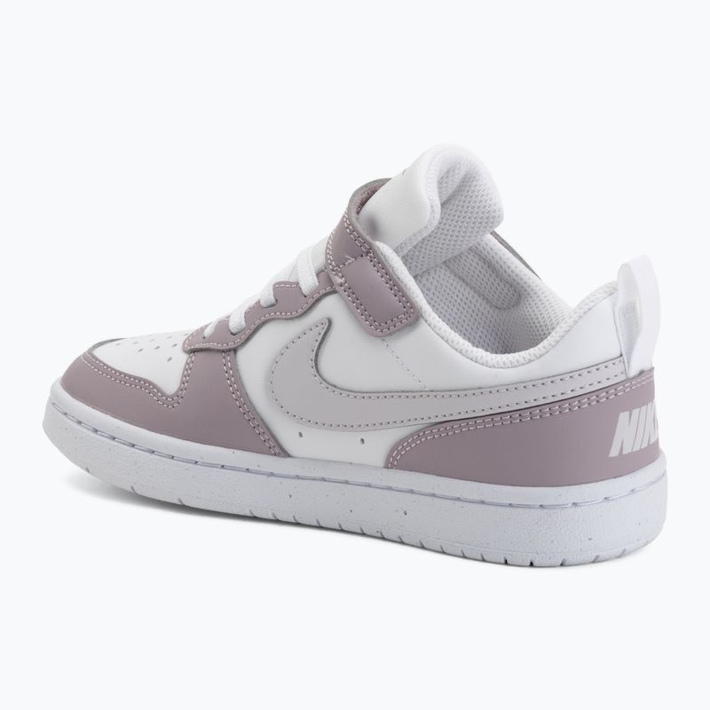 Dětské boty do vody Nike Court Borough Low Recraft white/plum fog/white/venice 3