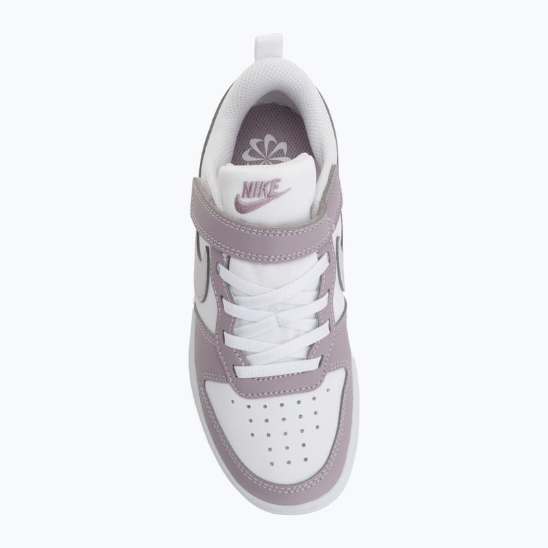 Dětské boty do vody Nike Court Borough Low Recraft white/plum fog/white/venice 5