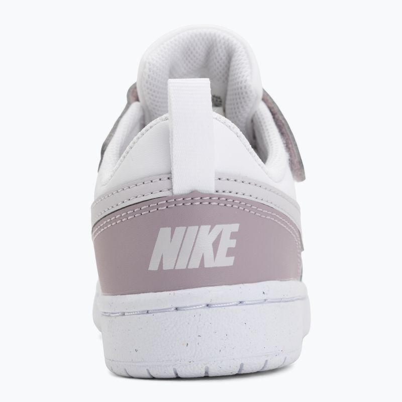 Dětské boty do vody Nike Court Borough Low Recraft white/plum fog/white/venice 6
