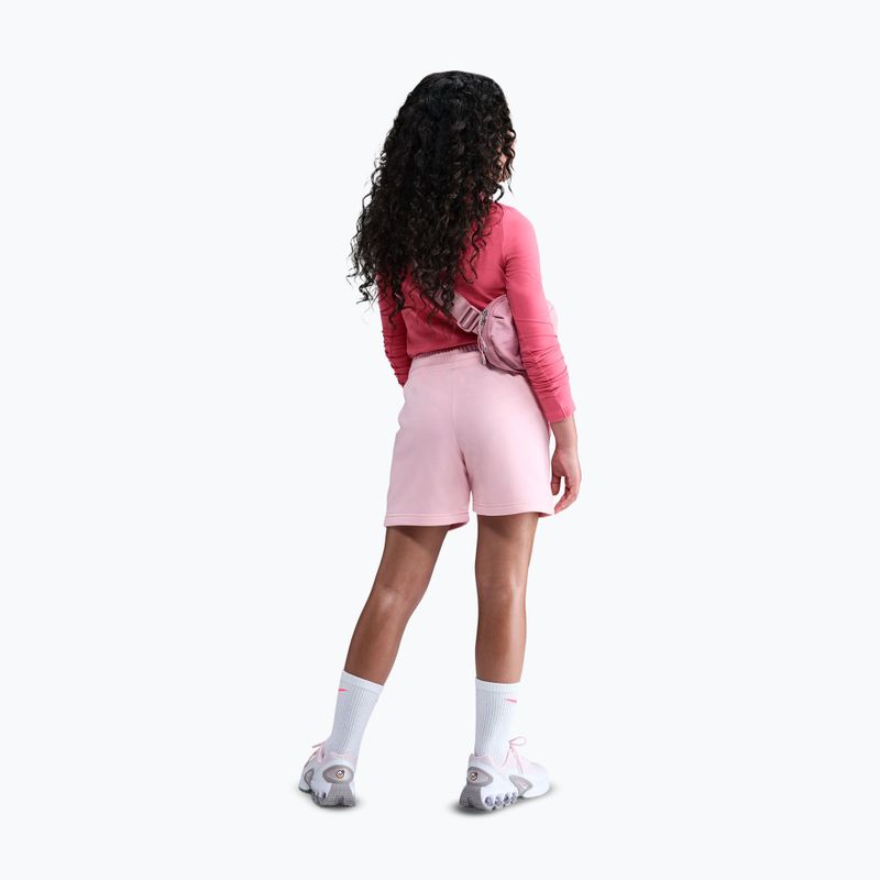 Dětské šortky Nike Sportswear Club Fleece med soft pink/med soft pink/white 3