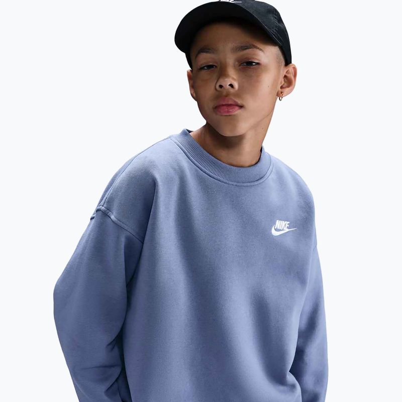 Dětská mikina Nike Sportswear Club Fleece world indigo/white 6