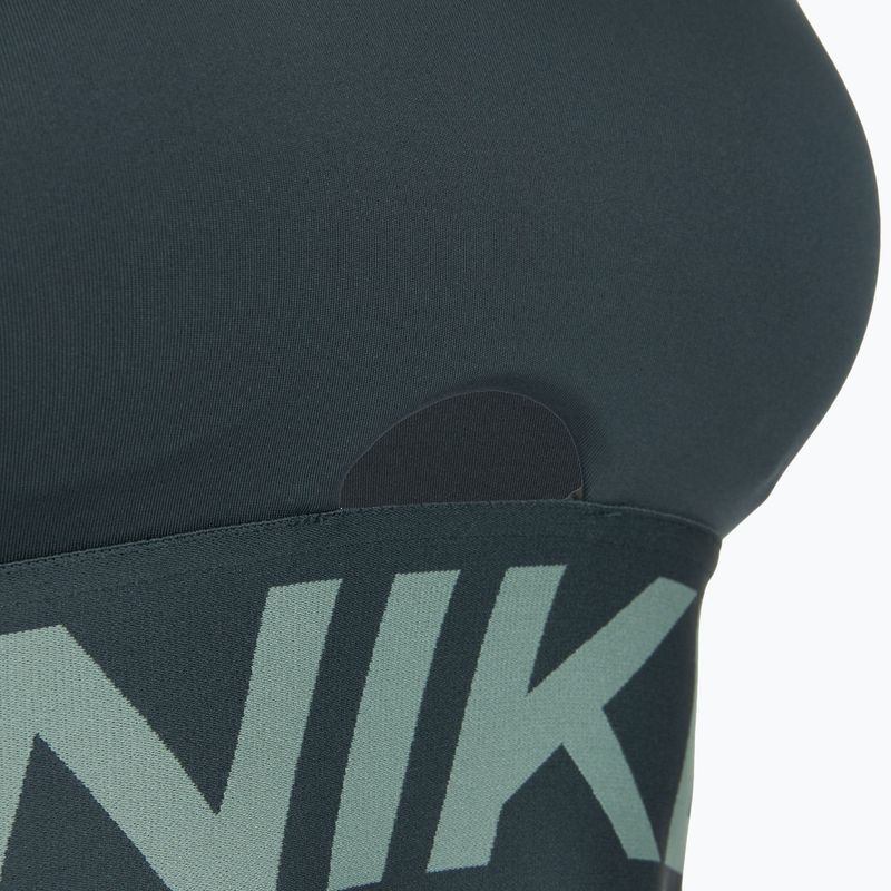 Sportovní podprsenka Nike Pro Indy Plunge seaweed/clay green/white 8