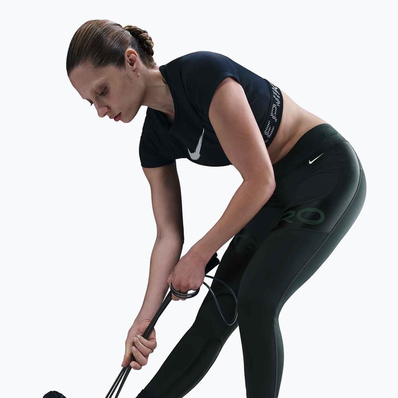 Dámské tréninkové legíny Nike Pro Sculpt High-Waisted 7/8 seaweed/vintage green/white 5