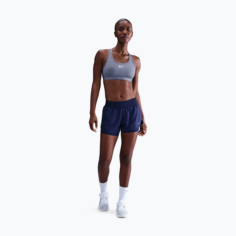 Tréninková podprsenka Nike Swoosh Medium Support world indigo/white 2