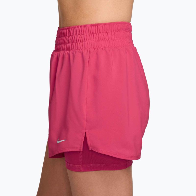 Dámské šortky Nike One Dri-Fit High-Waisted 3" 2In1 rush pink 4