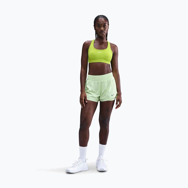Tréninková podprsenka Nike Swoosh Light Support cyber/white 2