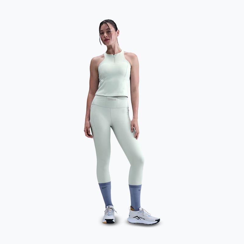 Dámské tričko Nike Trail Medium Support Sports Bra Tank Top light silver 2