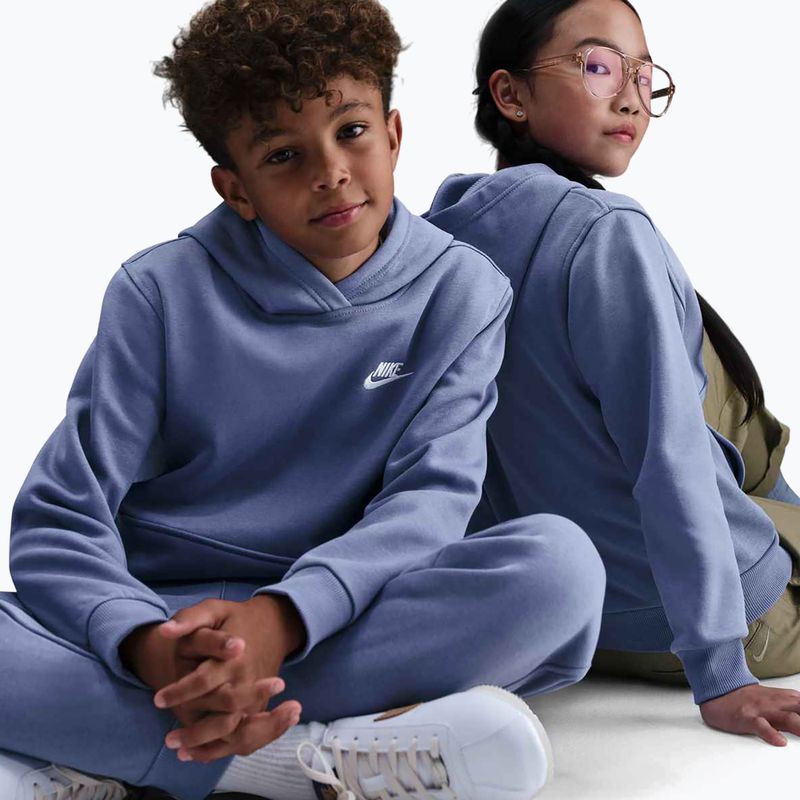 Dětská mikina Nike Sportswear Club Fleece world indigo/white 7