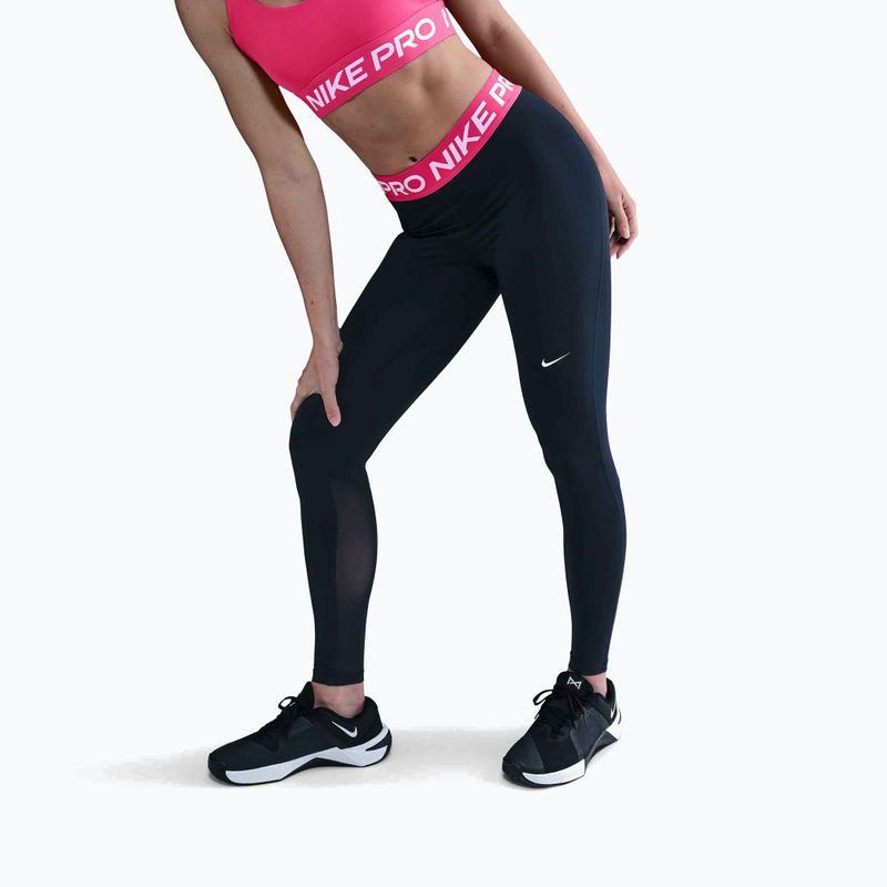 Dámské legíny Nike Pro 365 Tight black/rush pink/white 4